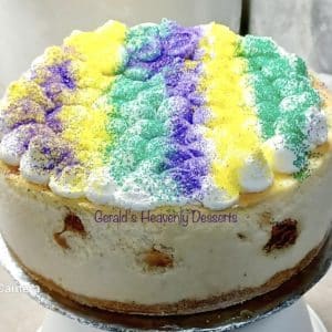 King Cake Cheesecake – Mardi Gras Cheesecake